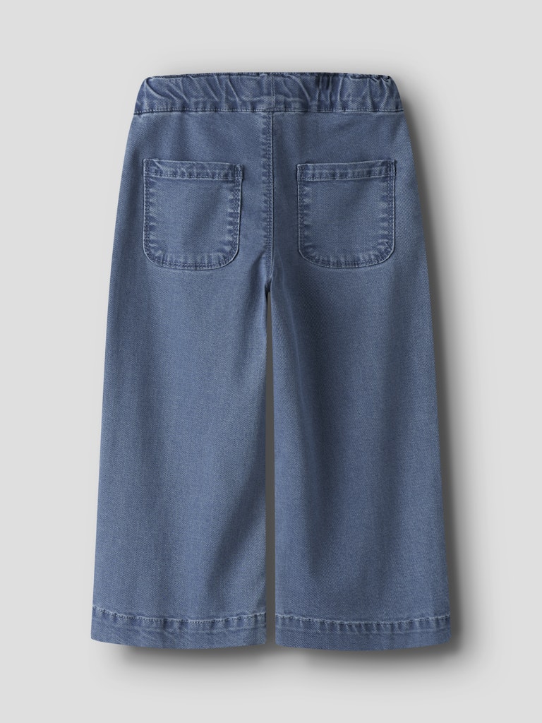 NAME IT Bella Wide Pull Up Jeans 2533 Medium Blue Denim detail view