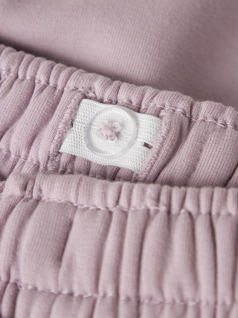 NAME IT Taika Sweat Pant Lavender Gray back view