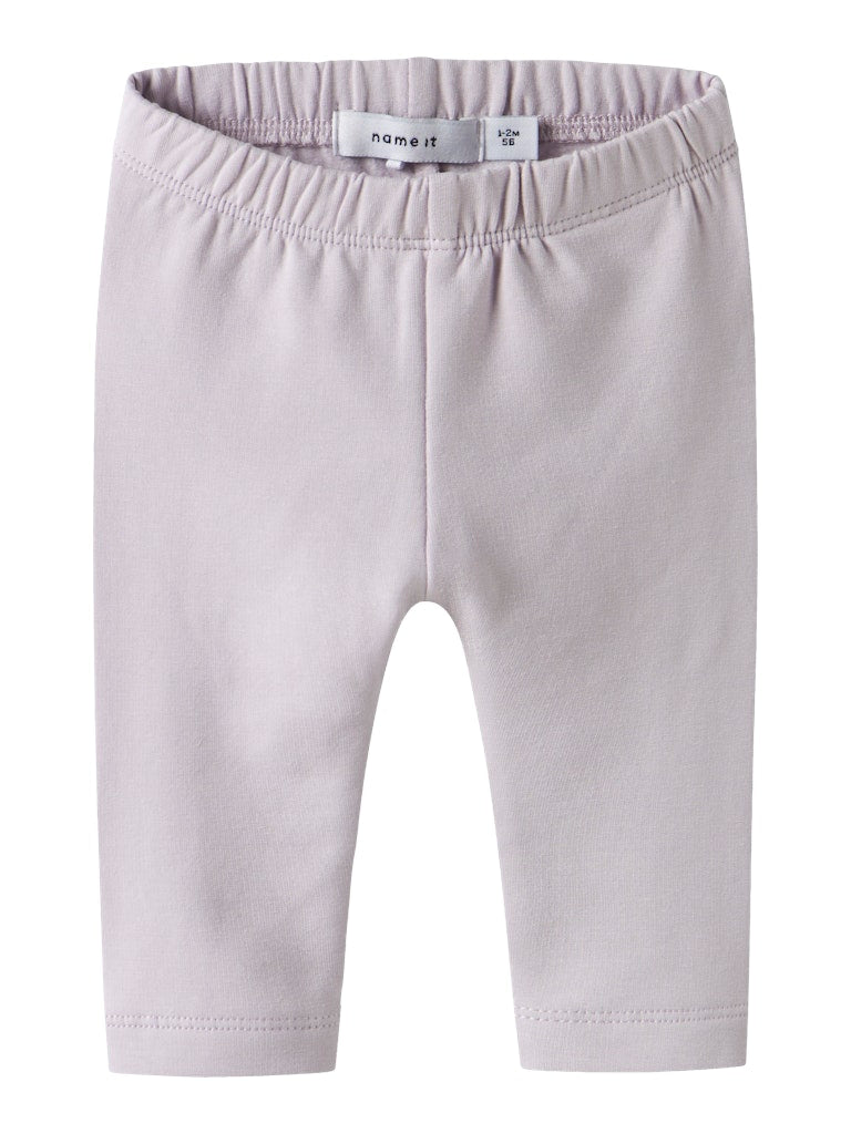 NAME IT Tilla Sweat Legging Lilac Marble front view