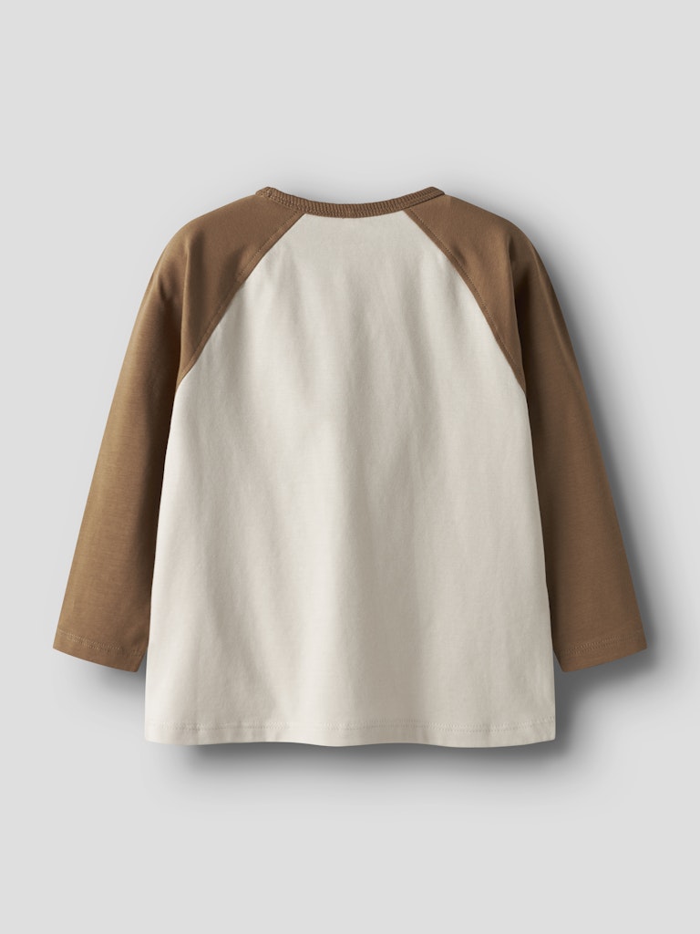 NAME IT Tilaso Long Sleeve Regular Top Pumice Stone back view