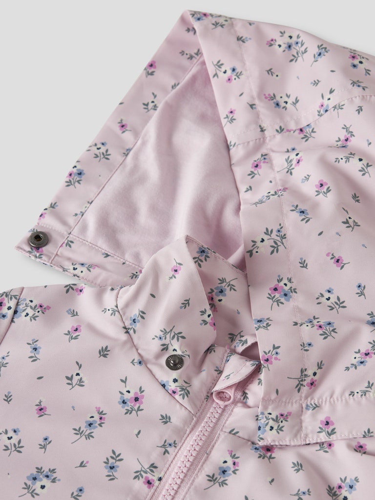 NAME IT Mini Girl Maxi Jacket Pink Lavender flat front view