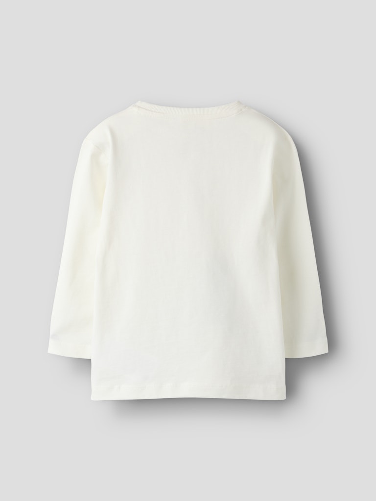 NAME IT Vilian Long Sleeve Regular Top Cloud Dancer alternate view
