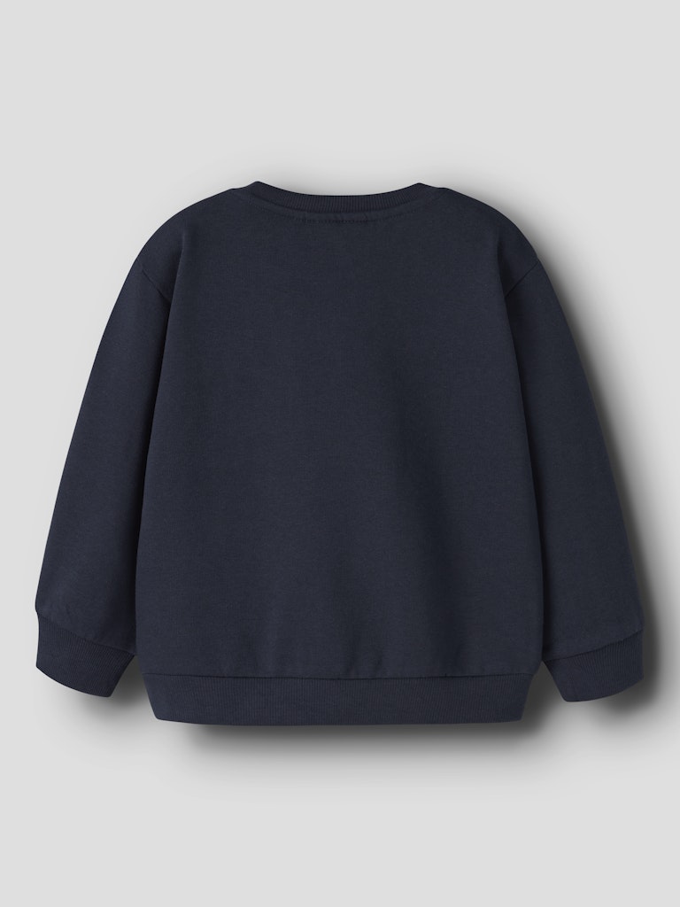NAME IT Vallen Long Sleeve Sweat Navy Blazer full front view
