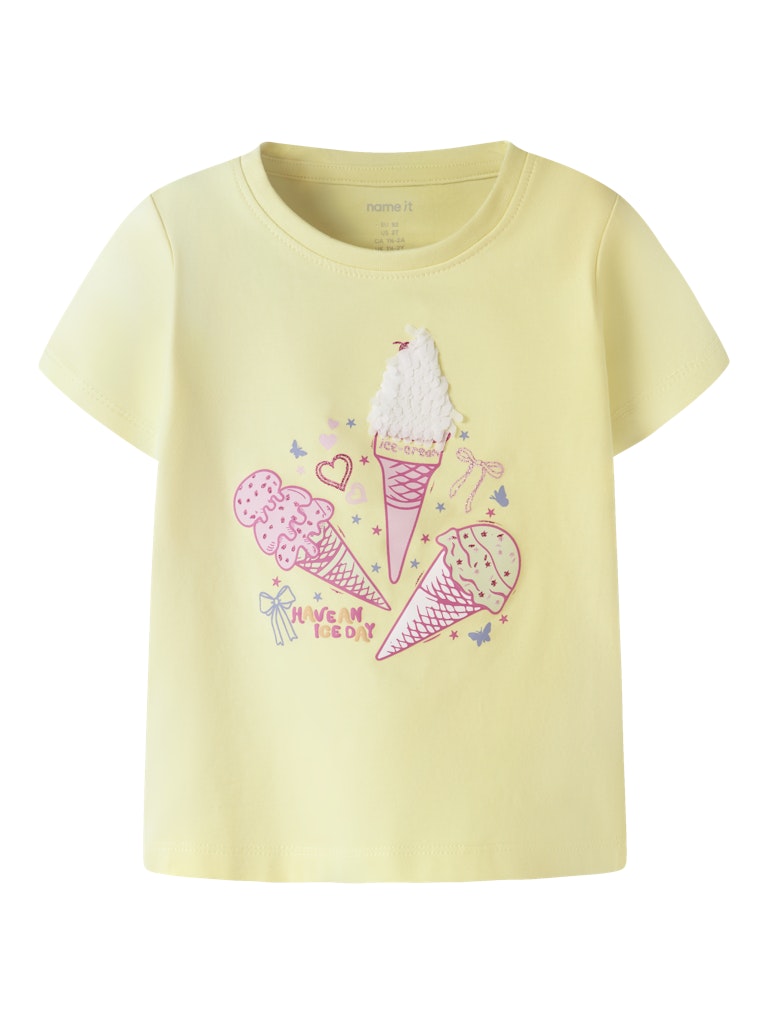 NAME IT Fentaz Kid Girl Top Strawberry Moon full front view