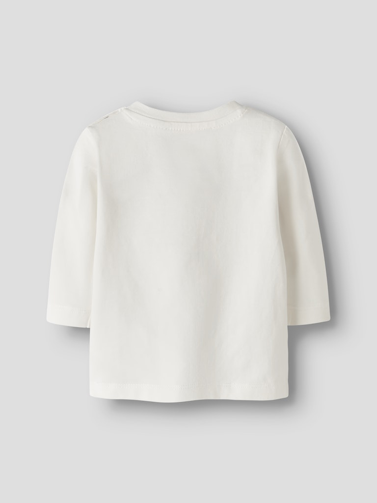 NAME IT Vobbi Long Sleeve Top CLOUD DANCER close up view