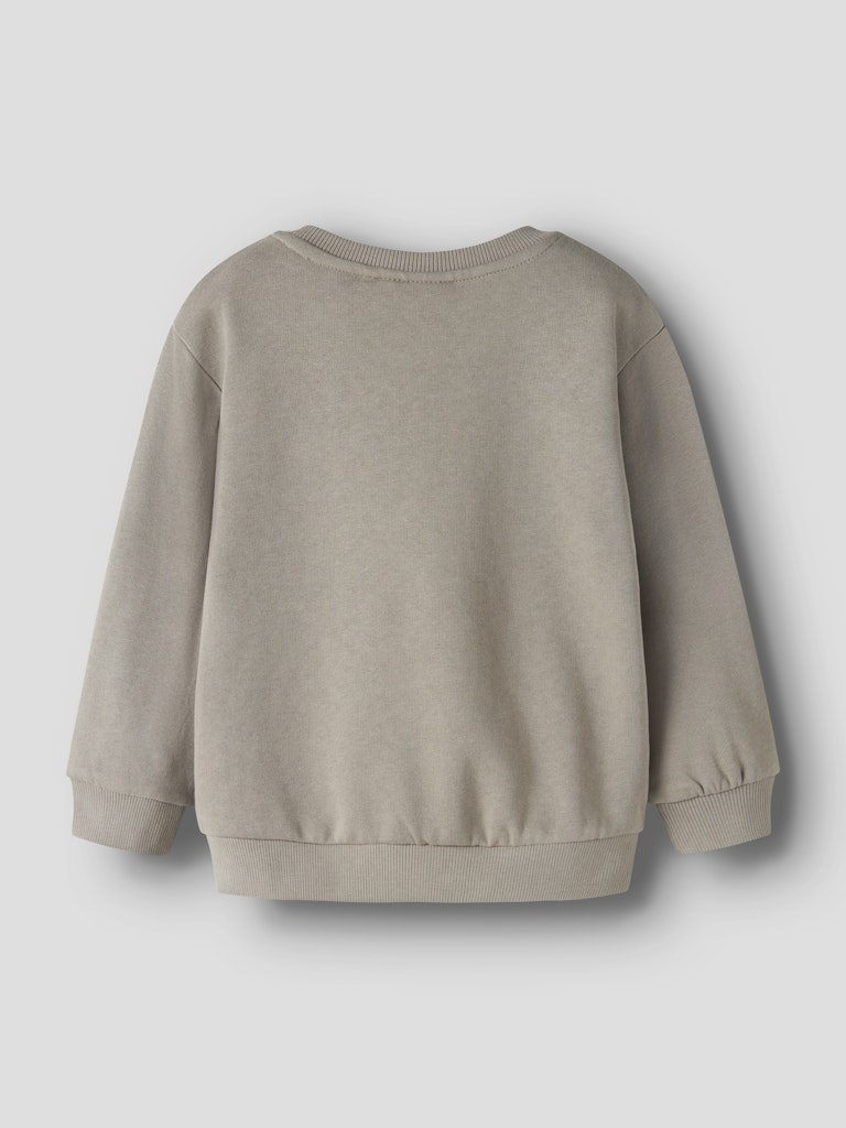NAME IT Vallen Long Sleeve Sweat Vintage Khaki back view