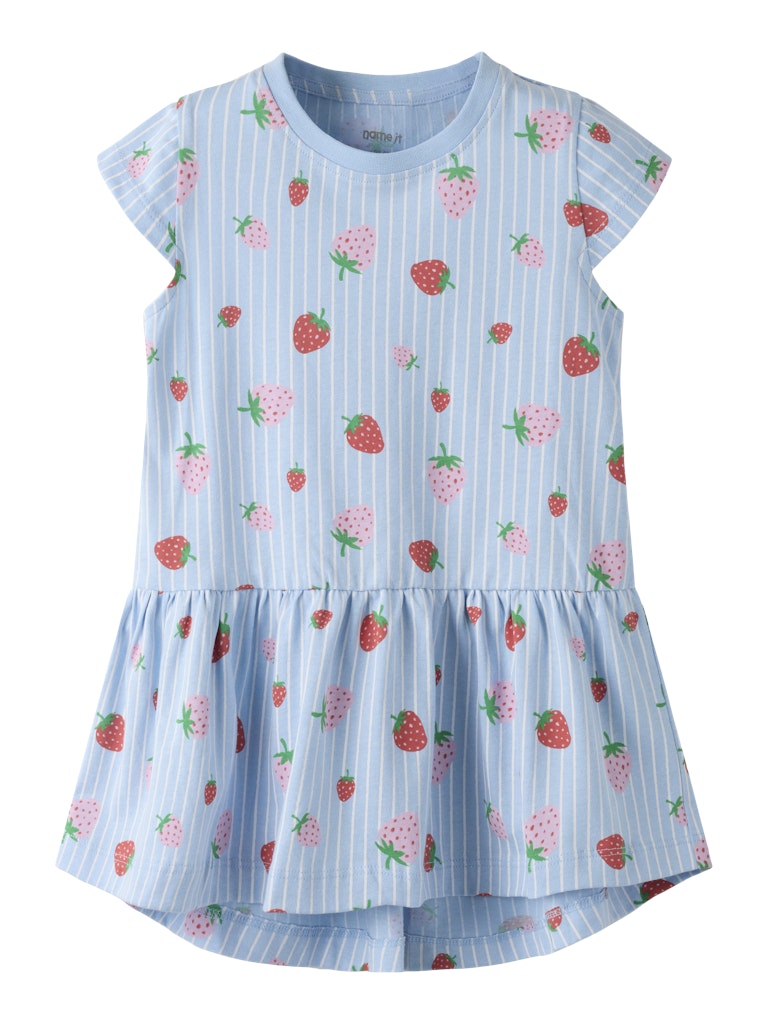 NAME IT Vigga Capsl Dress Chambray Blue front view