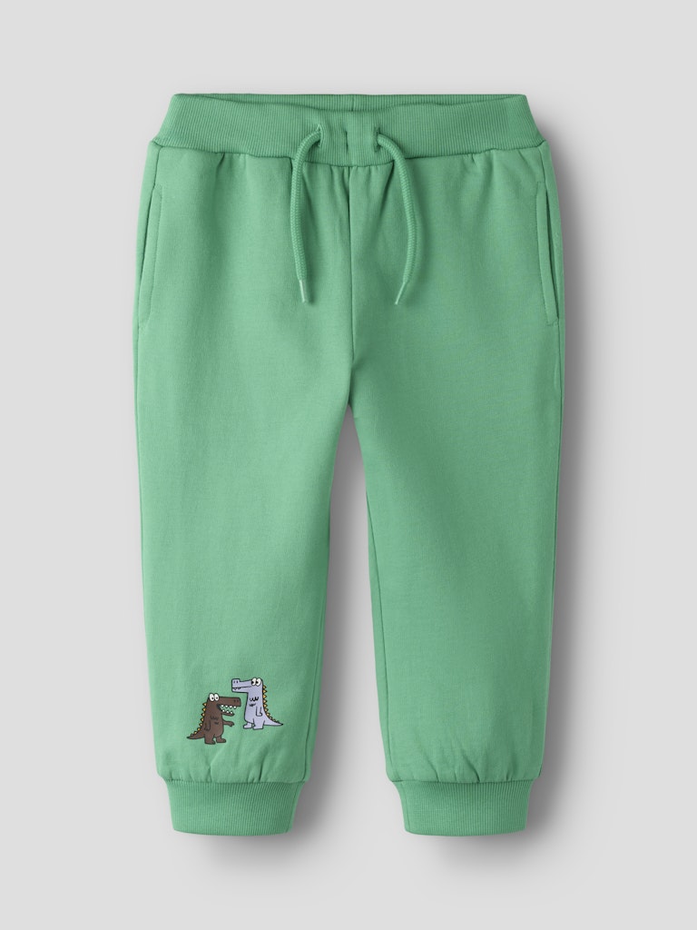 NAME IT Dakkian Sweat Pant Green Spruce front view