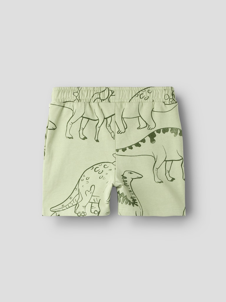 NAME IT Hino Sweat Shorts Swamp back view