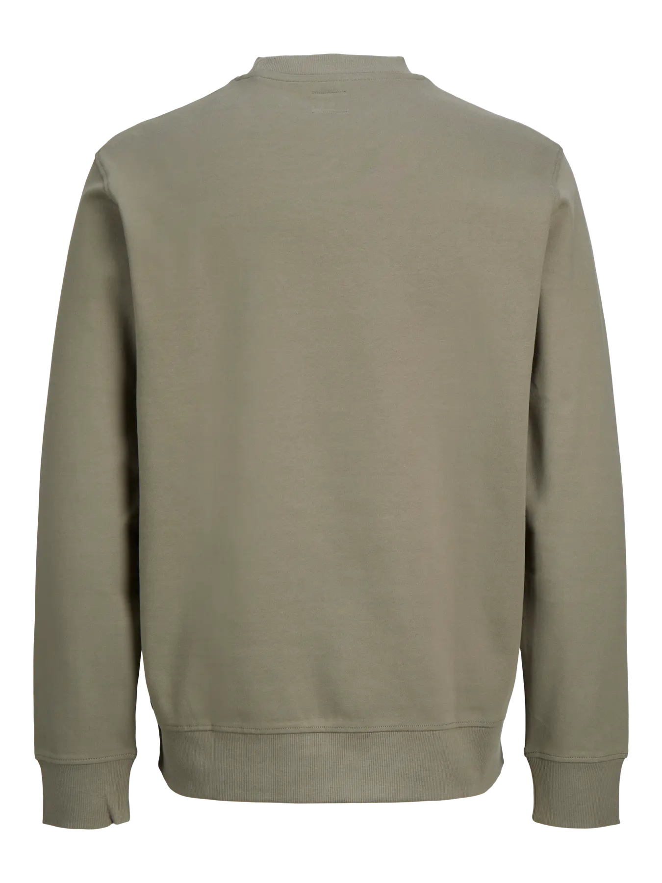 JACK & JONES Owen crew-neck sweatshirt in Smokey Olive back product view