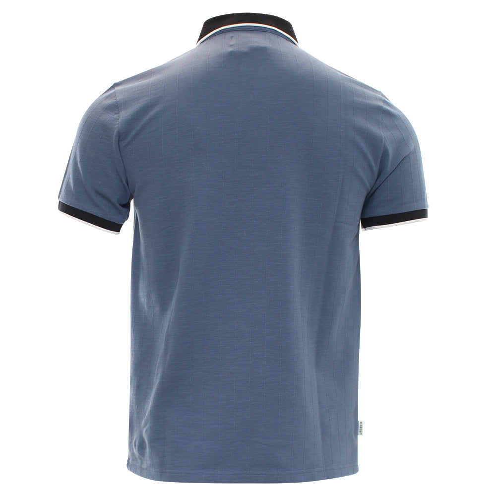 Kenrow Menswear Omar Denim Polo DENIM detail view