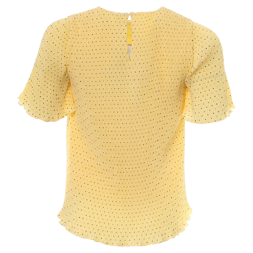 RANT & RAVE LADIES Onika Yellow Top Yellow back view