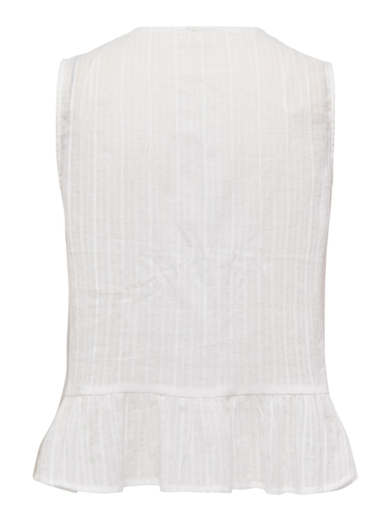 Ladies Talli Sleevless Top-Cloud Dancer-Back View