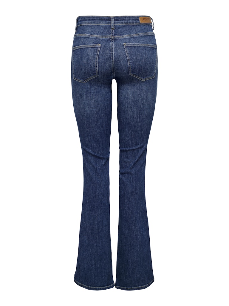 ONLY Ann Mid Waist Flare Denim Jean DARK BLUE DENIM alternate view