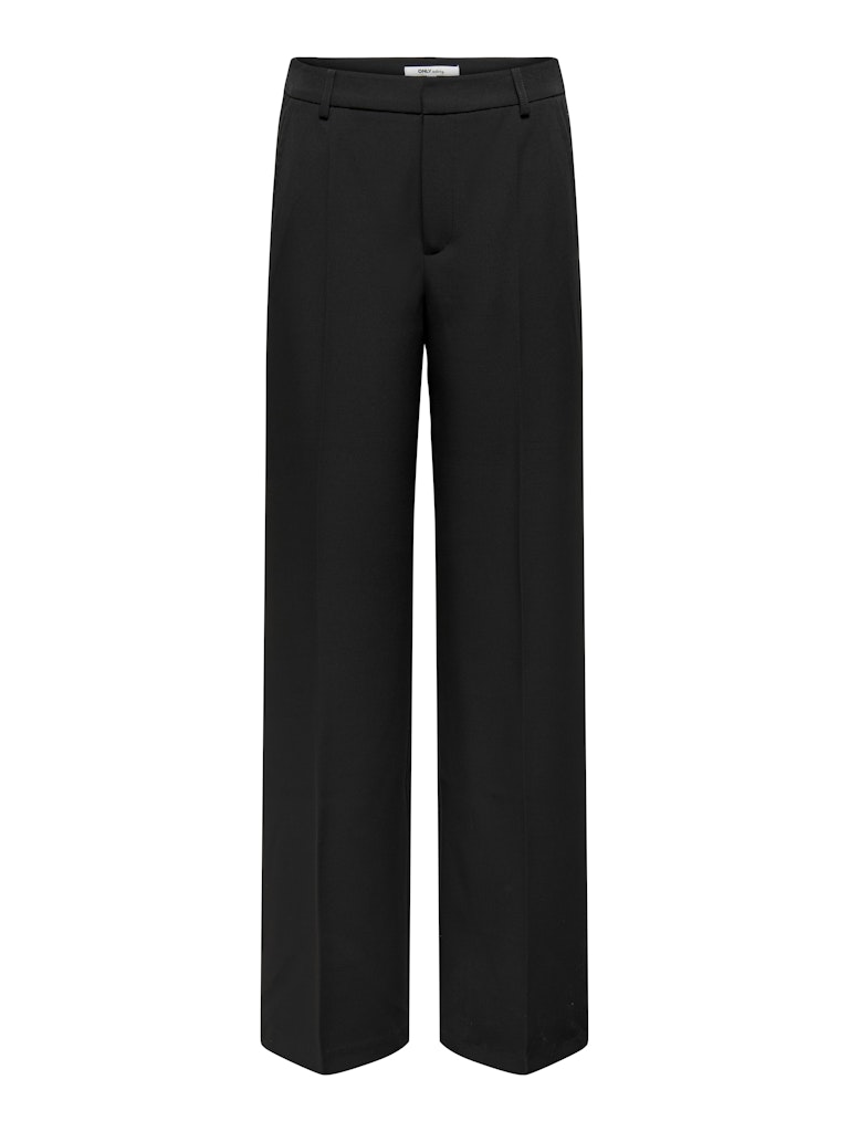 ONLY Berry Life High Waist Wide Trousers Black back view