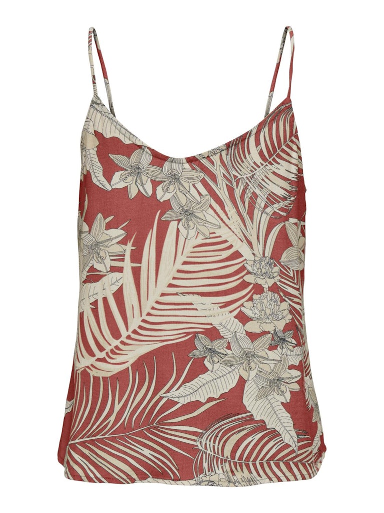 Ladies Palina Life Singlet-Baked Apple-Back View