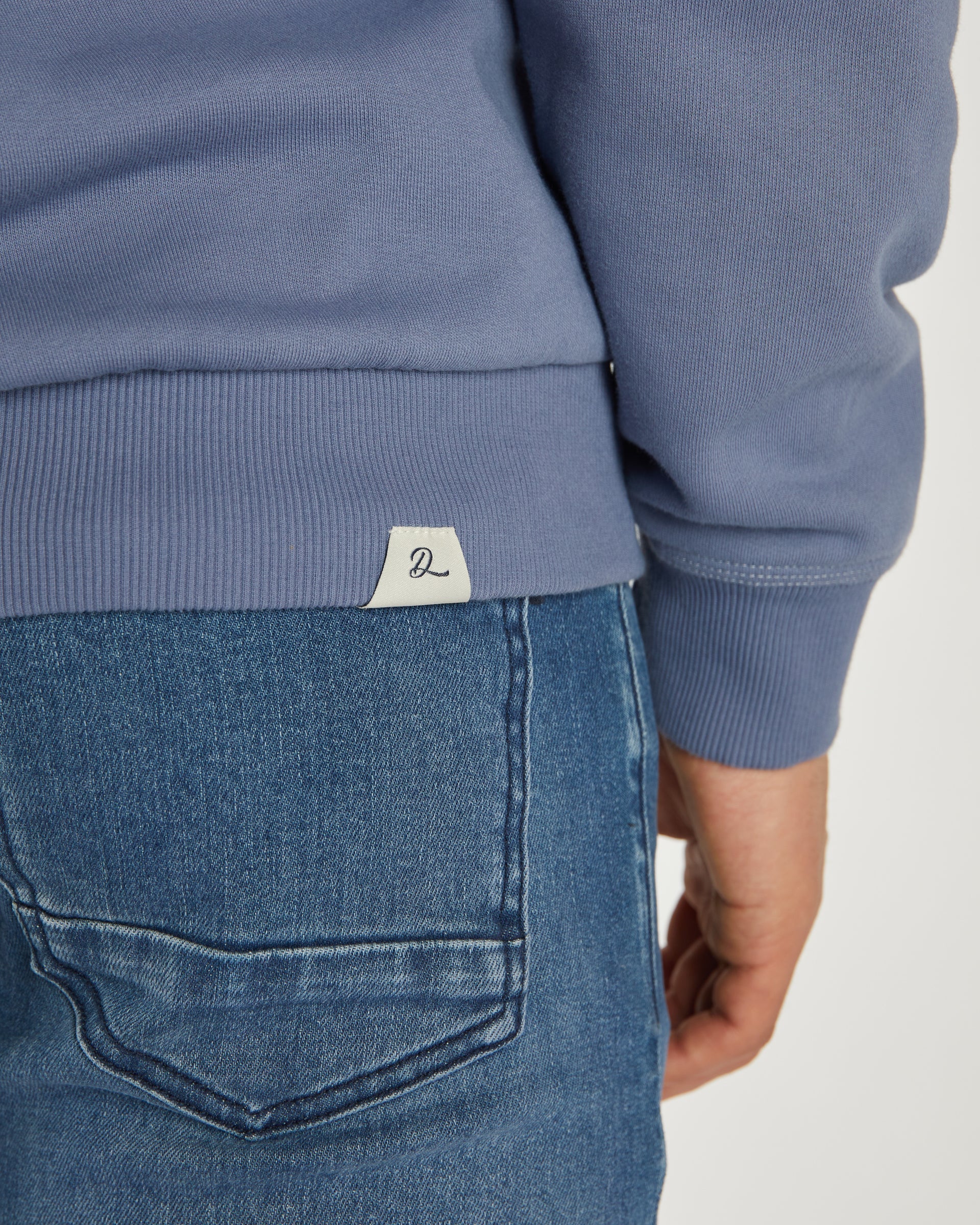 Men's Pacific Hoodie - Court Blue-Back Logo Tab
