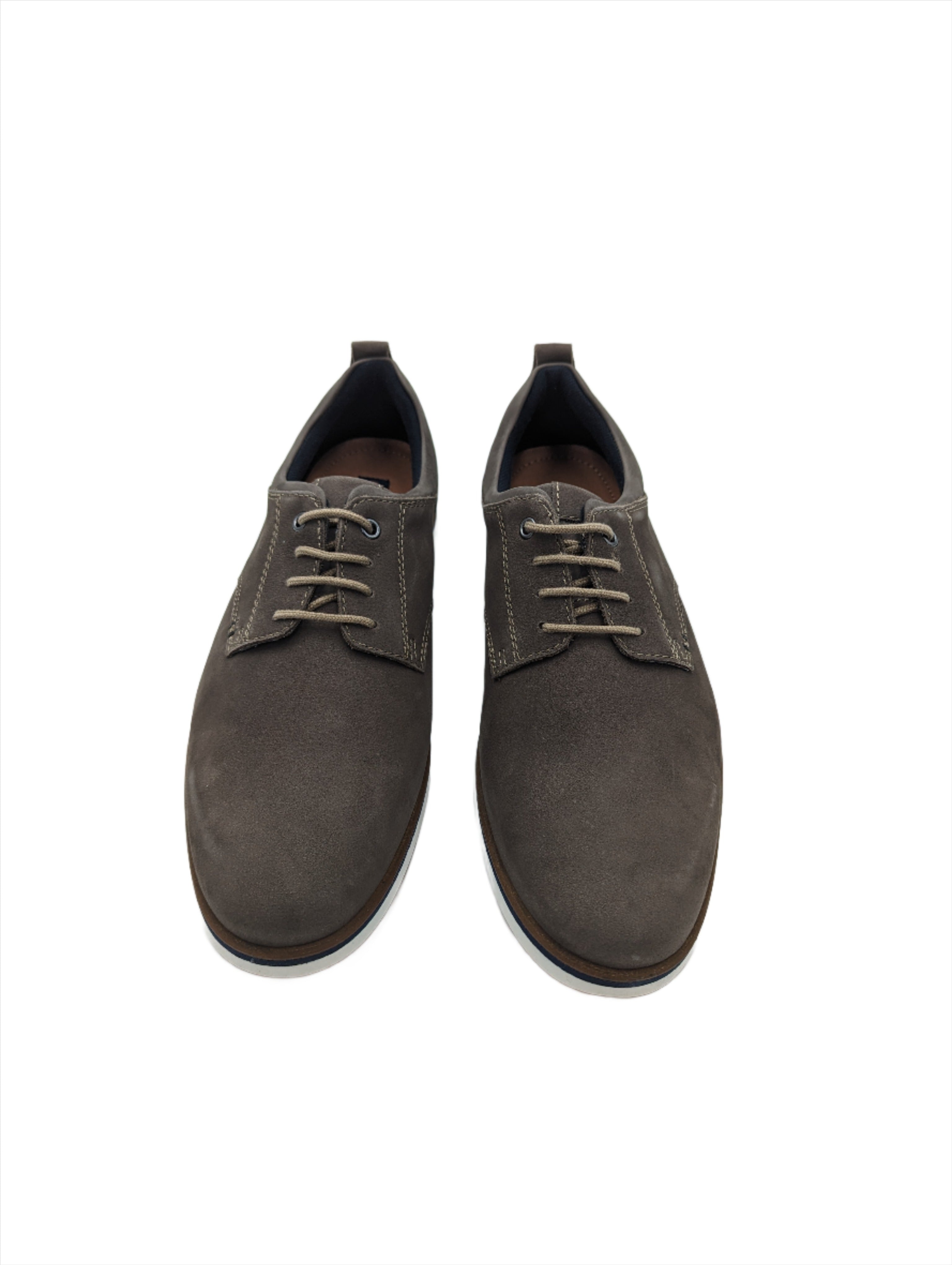 Stafford Pebble lace up shoe--Front view