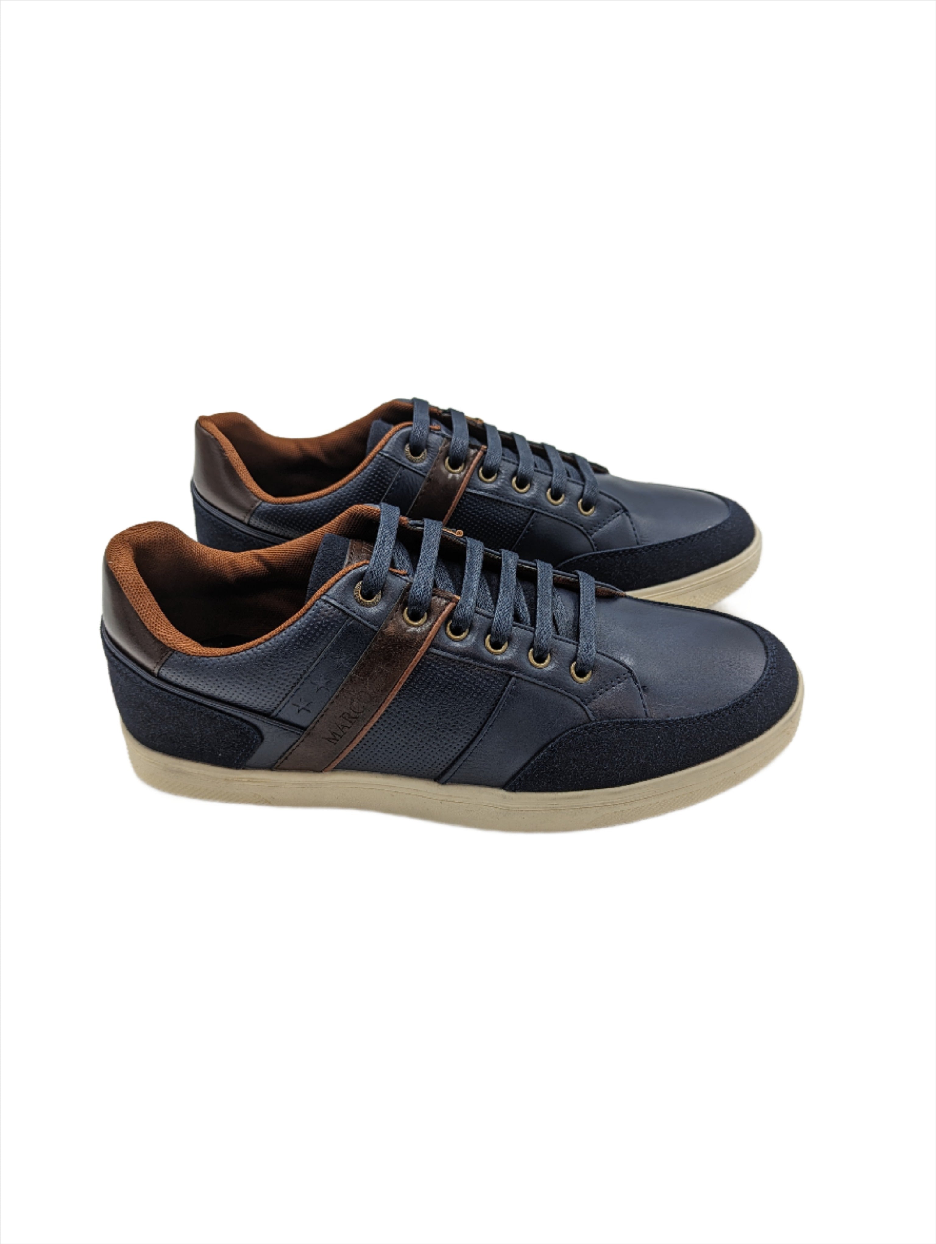 Pompeii Midnight Blue Shoe-Side view