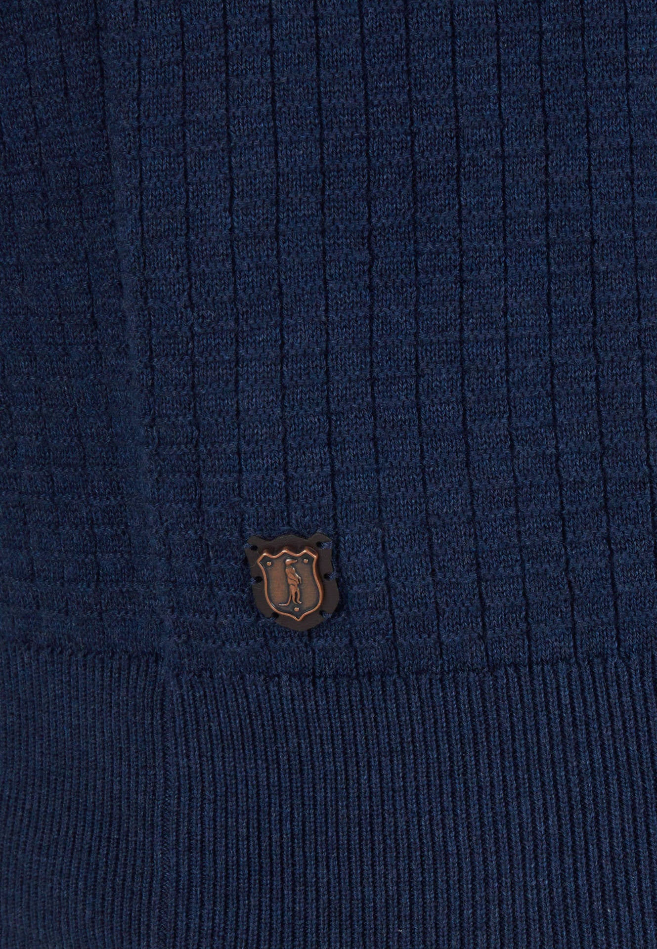 Men's Palm 1/4 Zip - Sky Captain-Close Up View