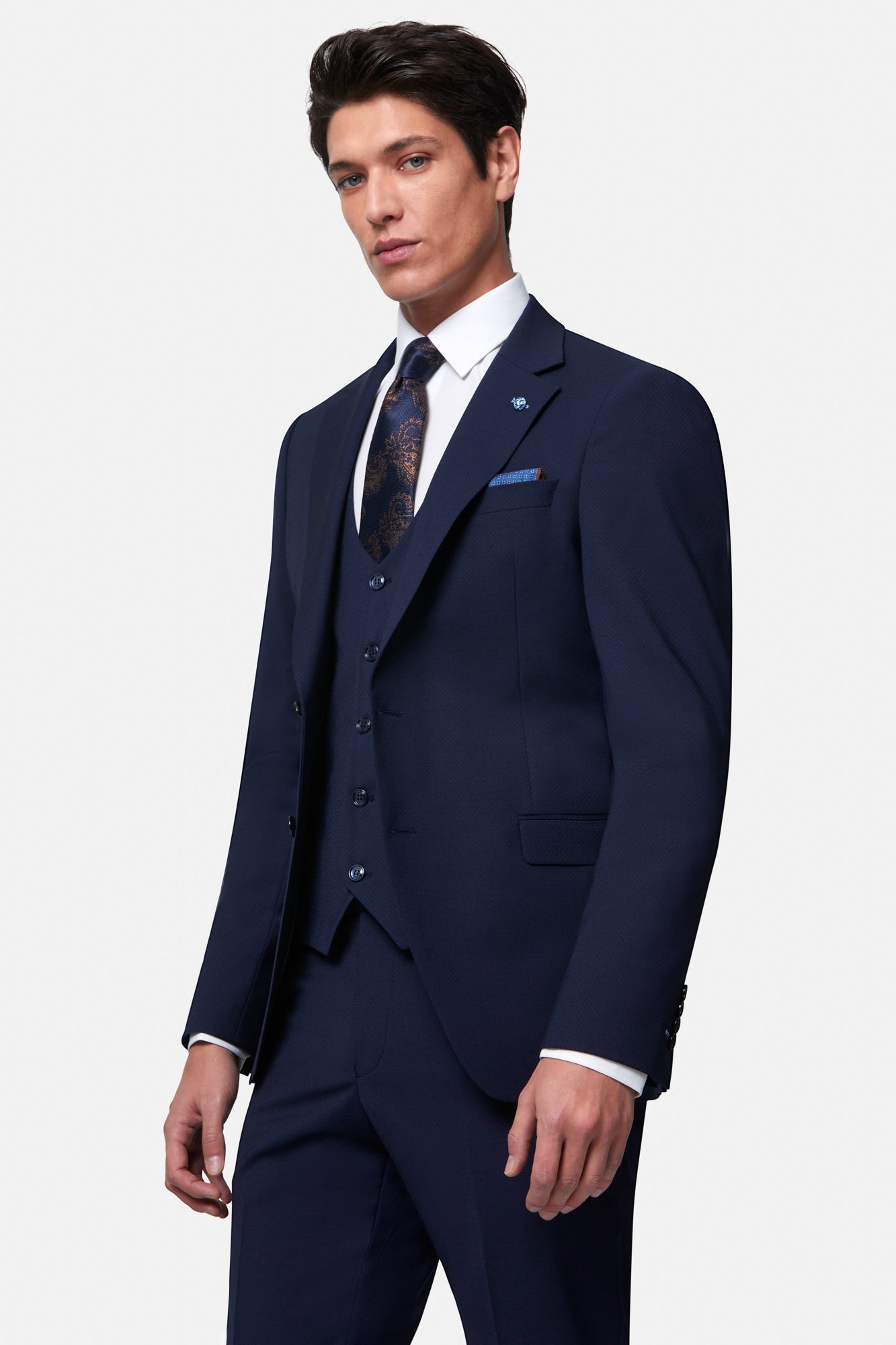 BENETTI Peter Ink Tapered Jacket INK model front view