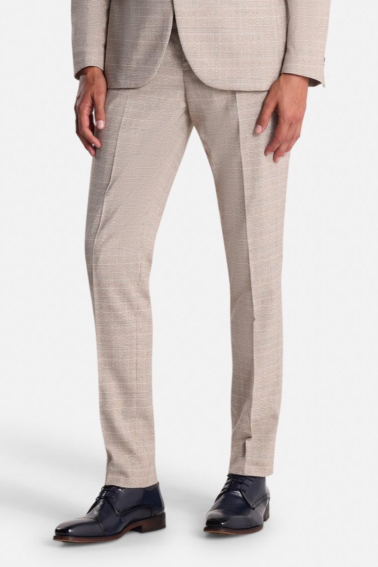 BENETTI Philip Stone Trousers Stone front view