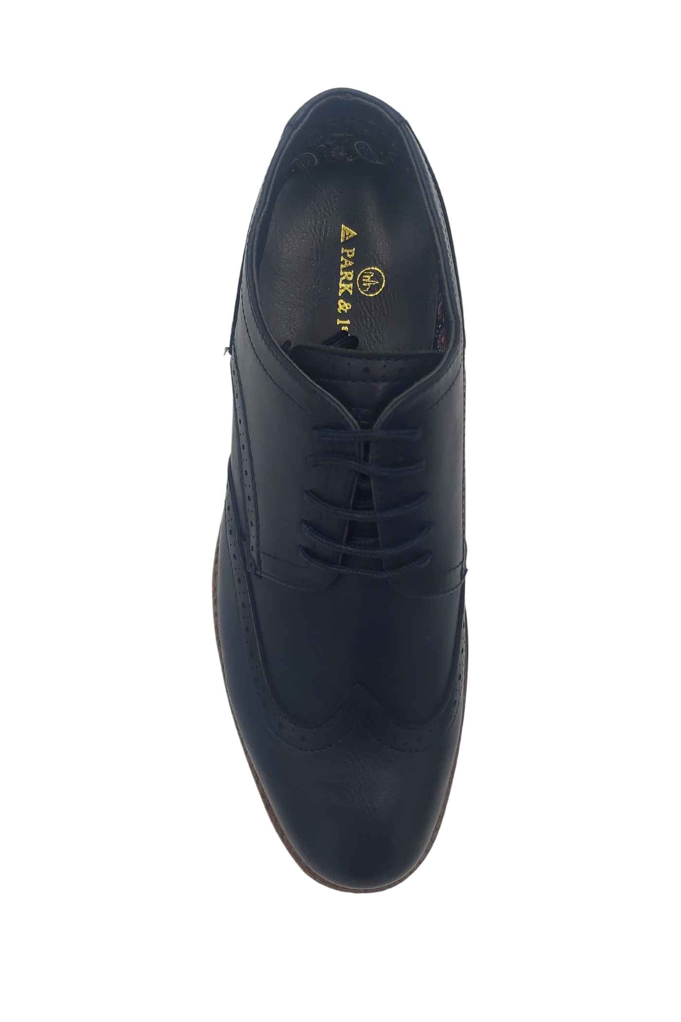 Greenpoint Navy Lace Shoe-Toe view