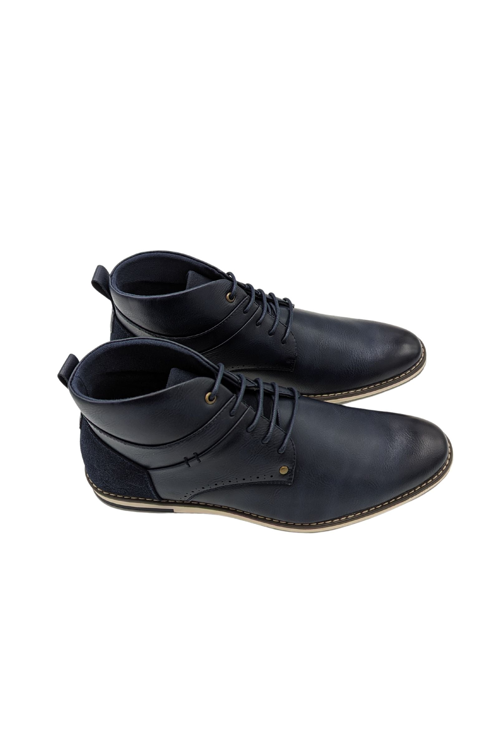 Marcozzi Granada Midnight Blue Mens Boots Midnight Blue model front view