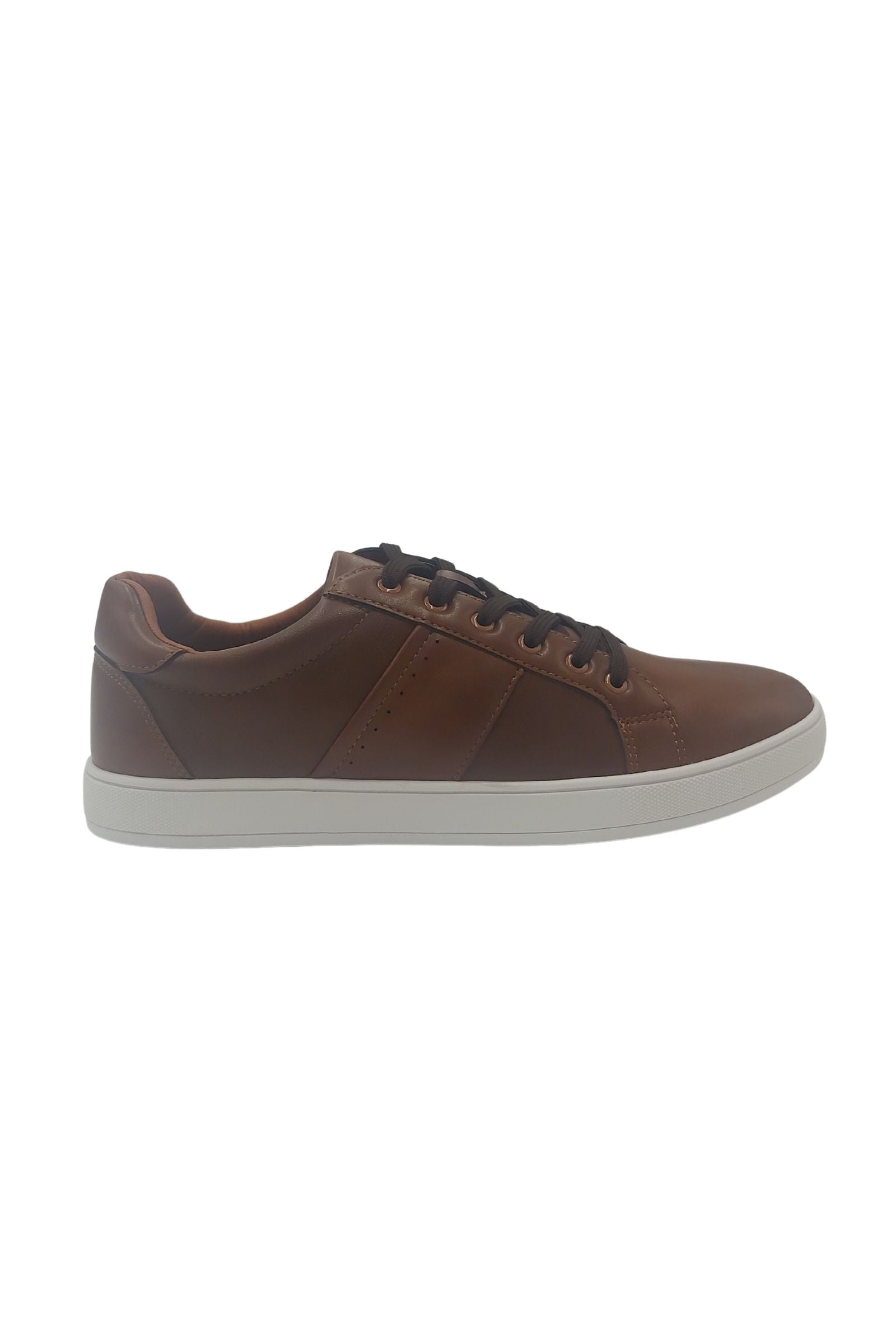 Men's Oliver Trainer - Brown-Side View