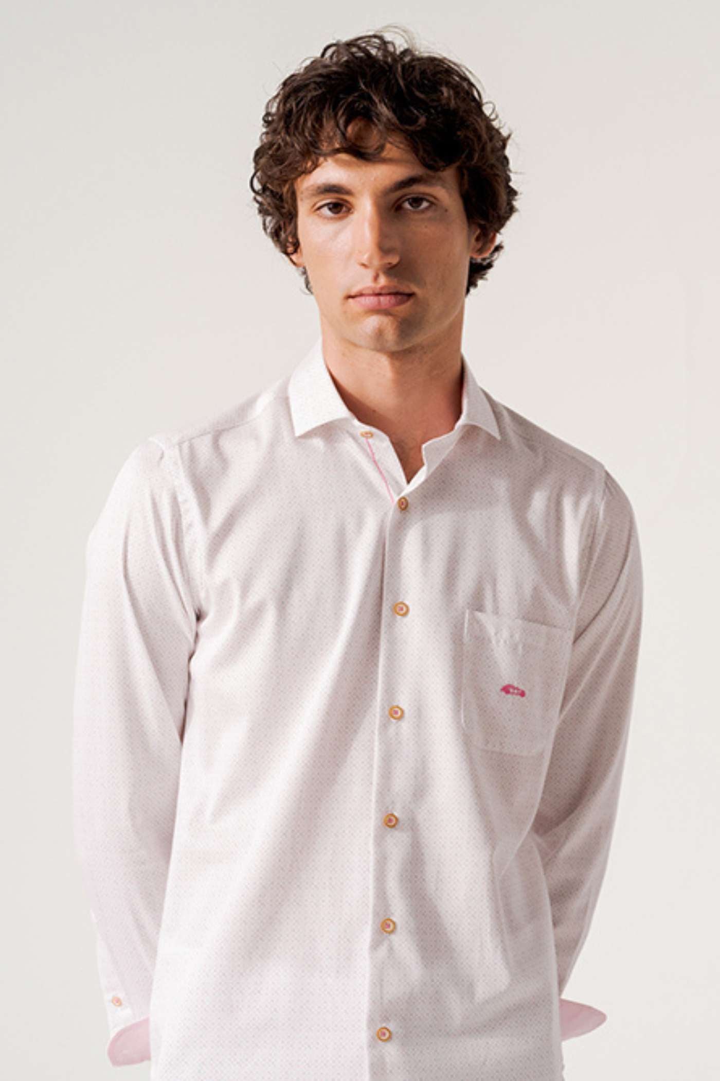Baget Pink/Grey Dot Shirt