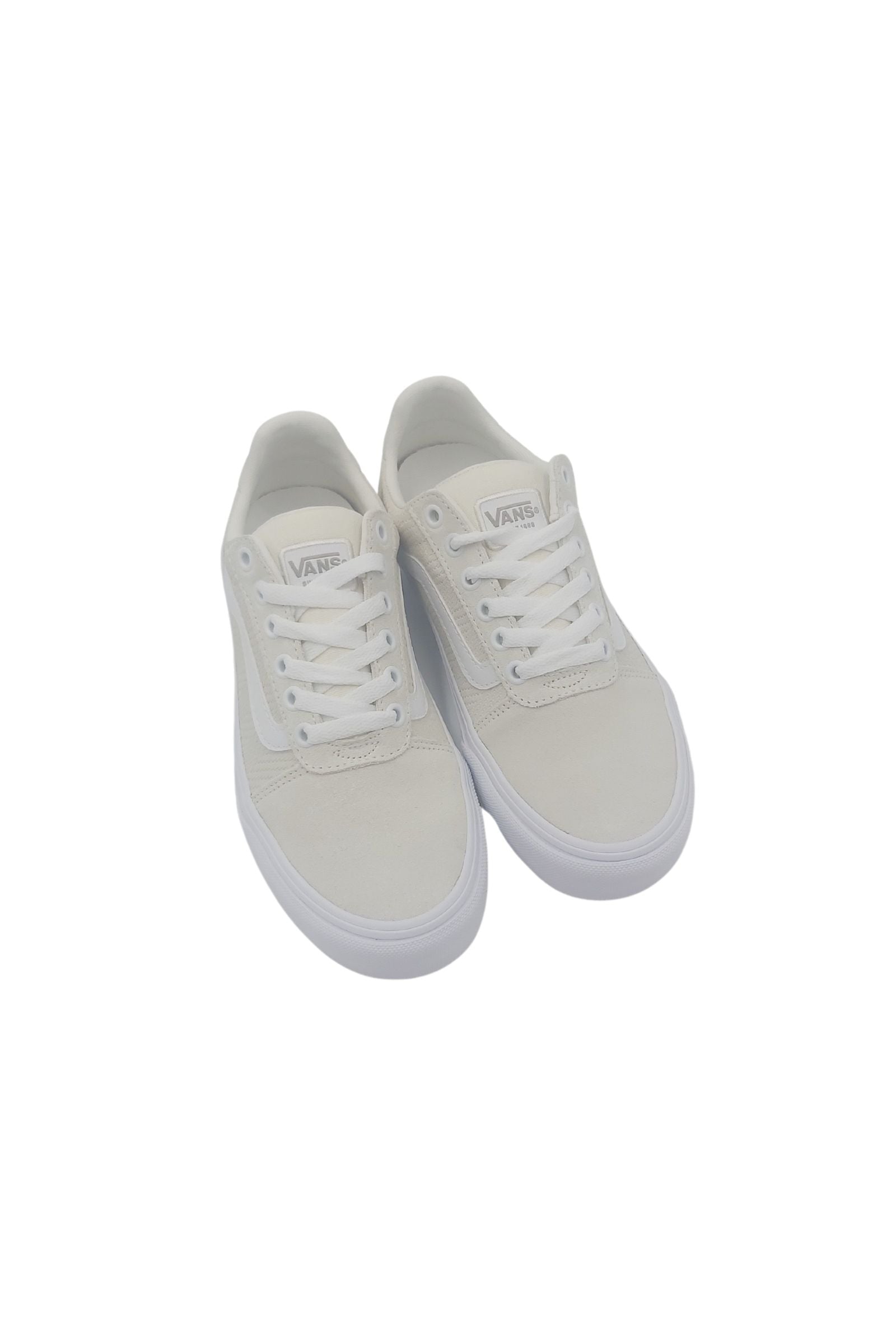 Vans Womens Ward Deluxe Marshmallow Sneaker Marshmallow model front view