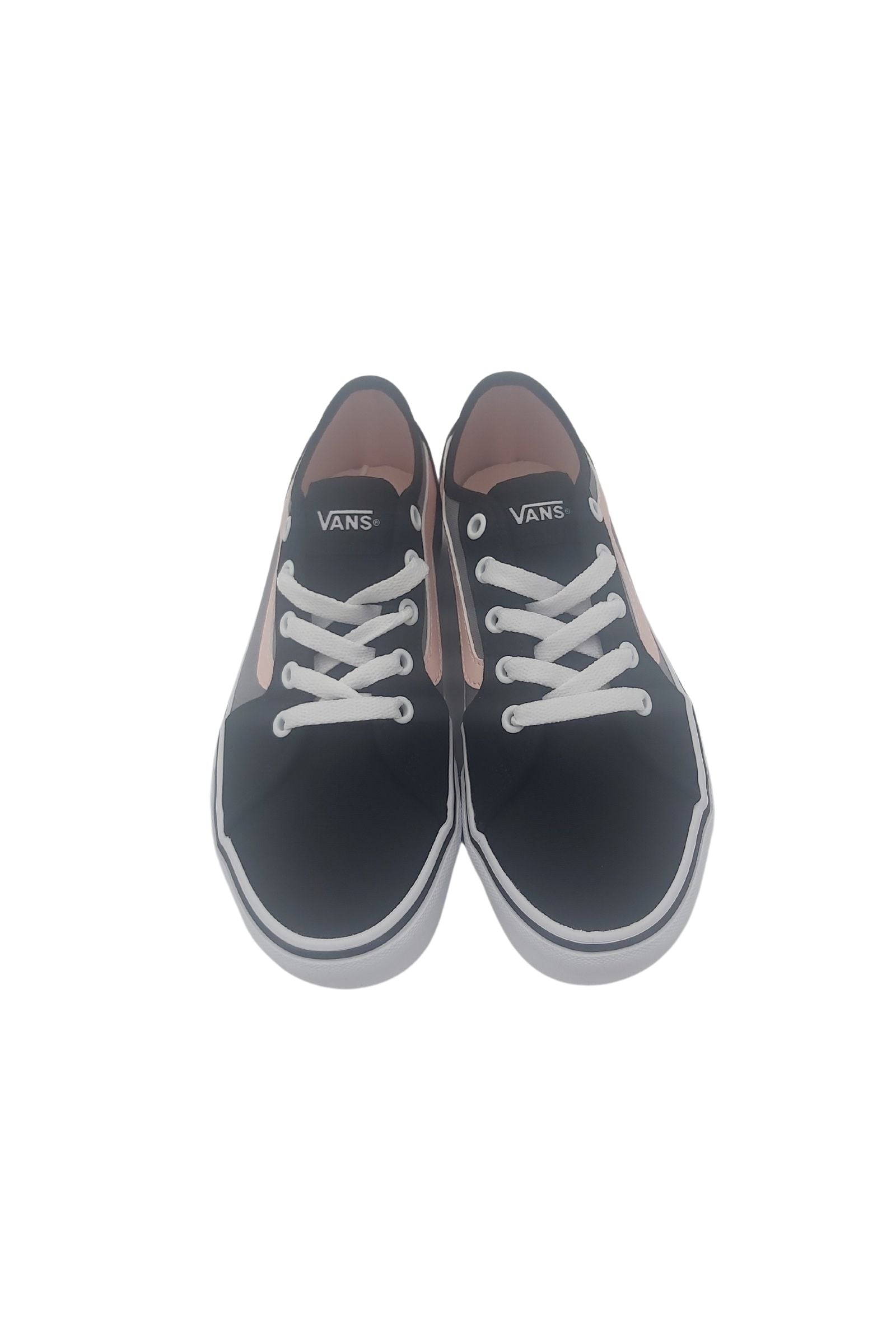 Ladies Filmore Decon GREY/BLACK/PINK Sneaker-Front View