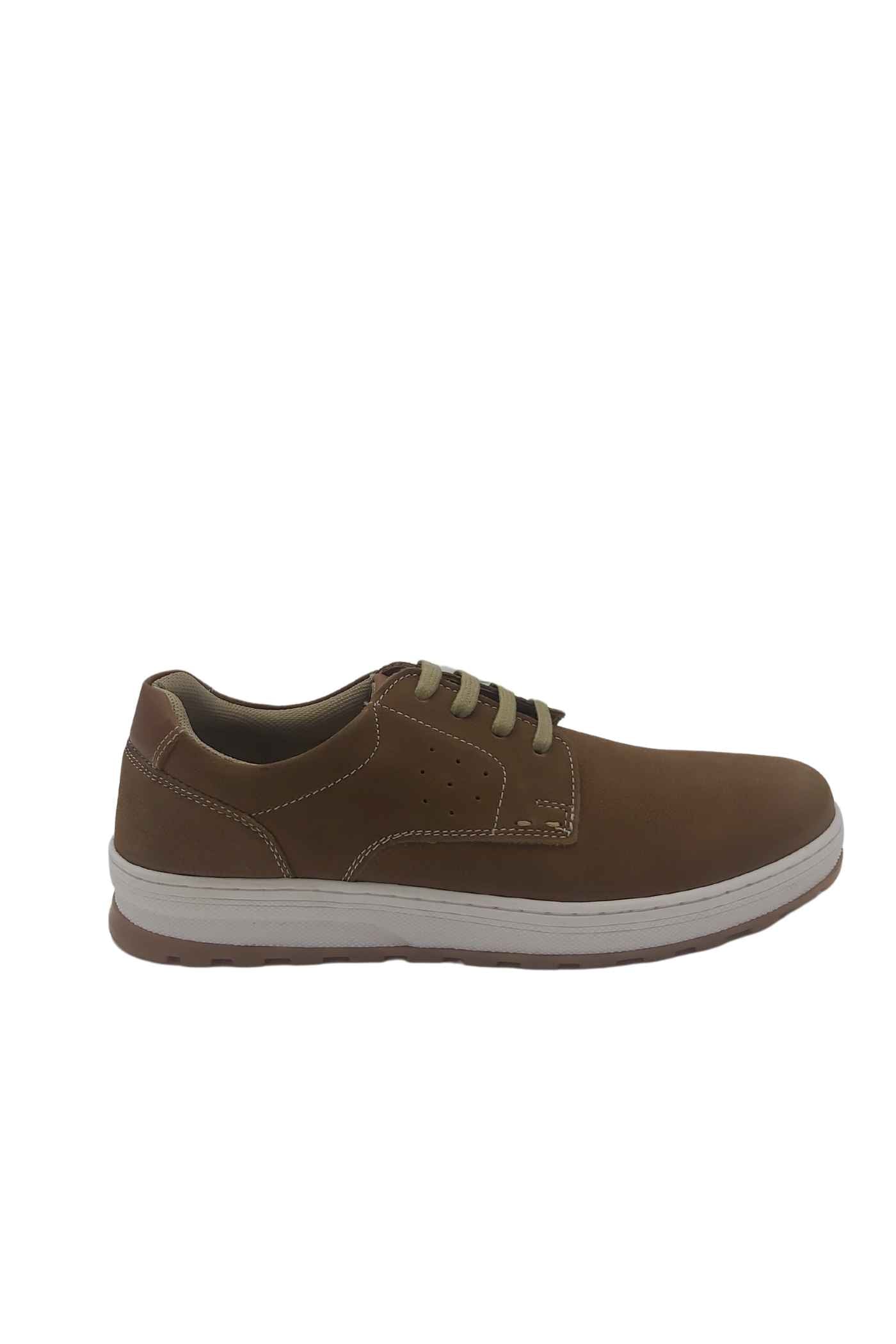 Men's Daly Tan Smart Casual Shoe-Side View