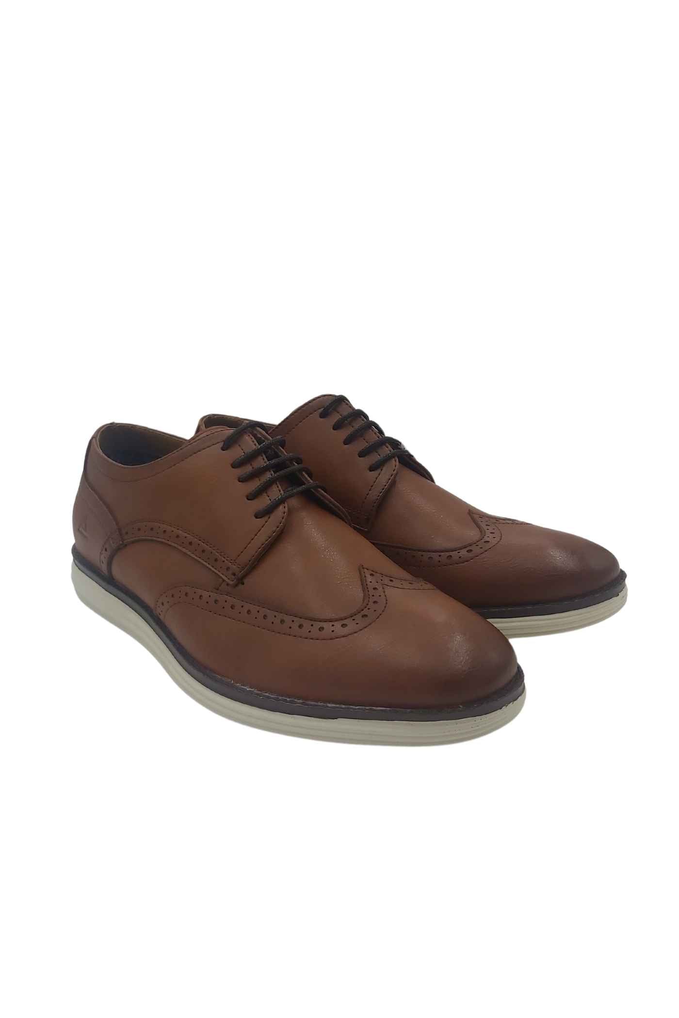 Men's Greenpoint Lace Shoe - Cognac-Front/Side View