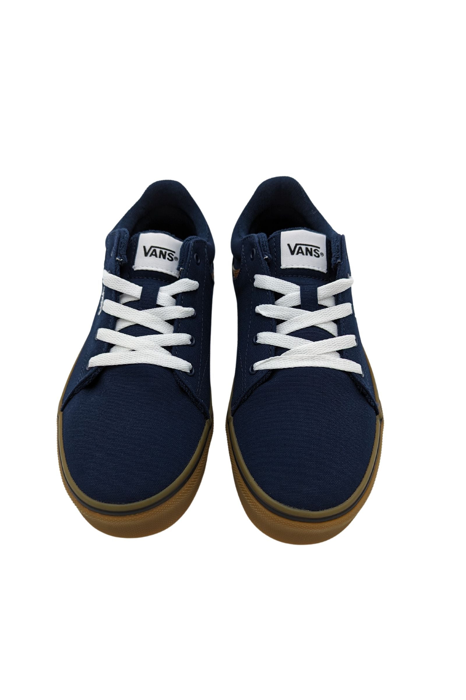 Seldan Dress Blue Boys Sneakers-Front View