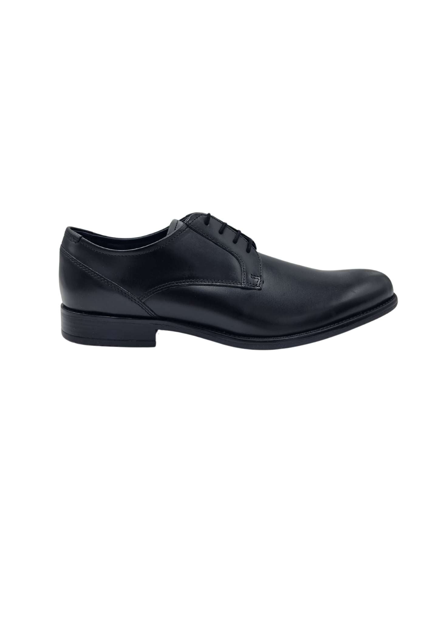 Men's Dasher Black Shoe-Side View