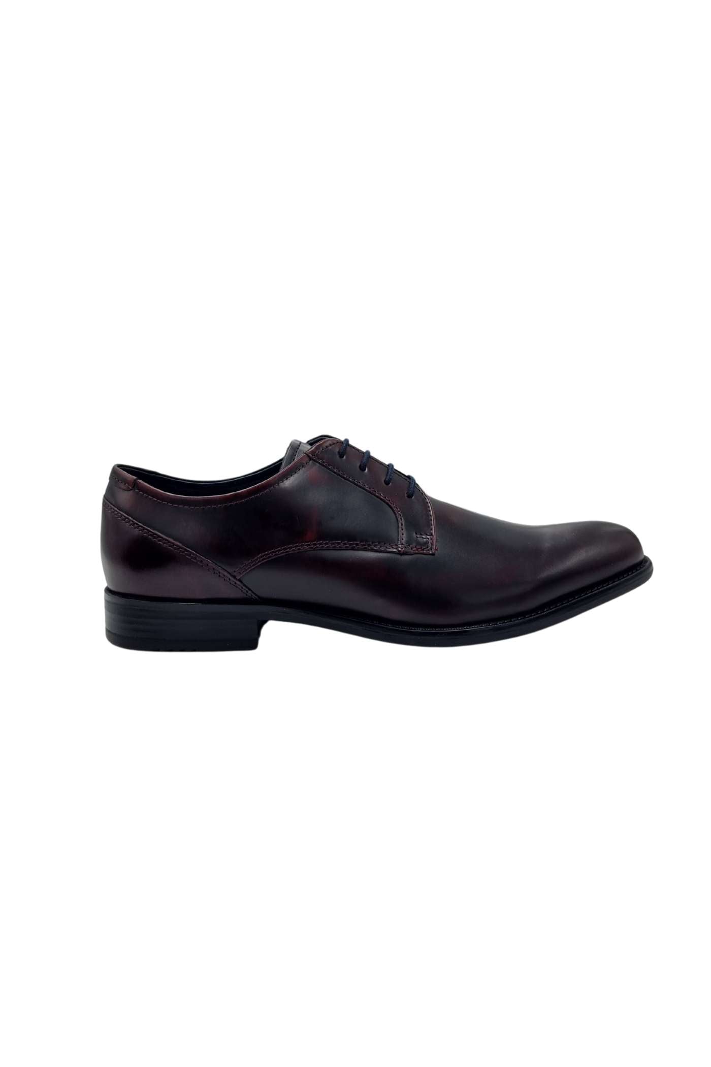 Men's Dasher Burgundy Shoe-Side View