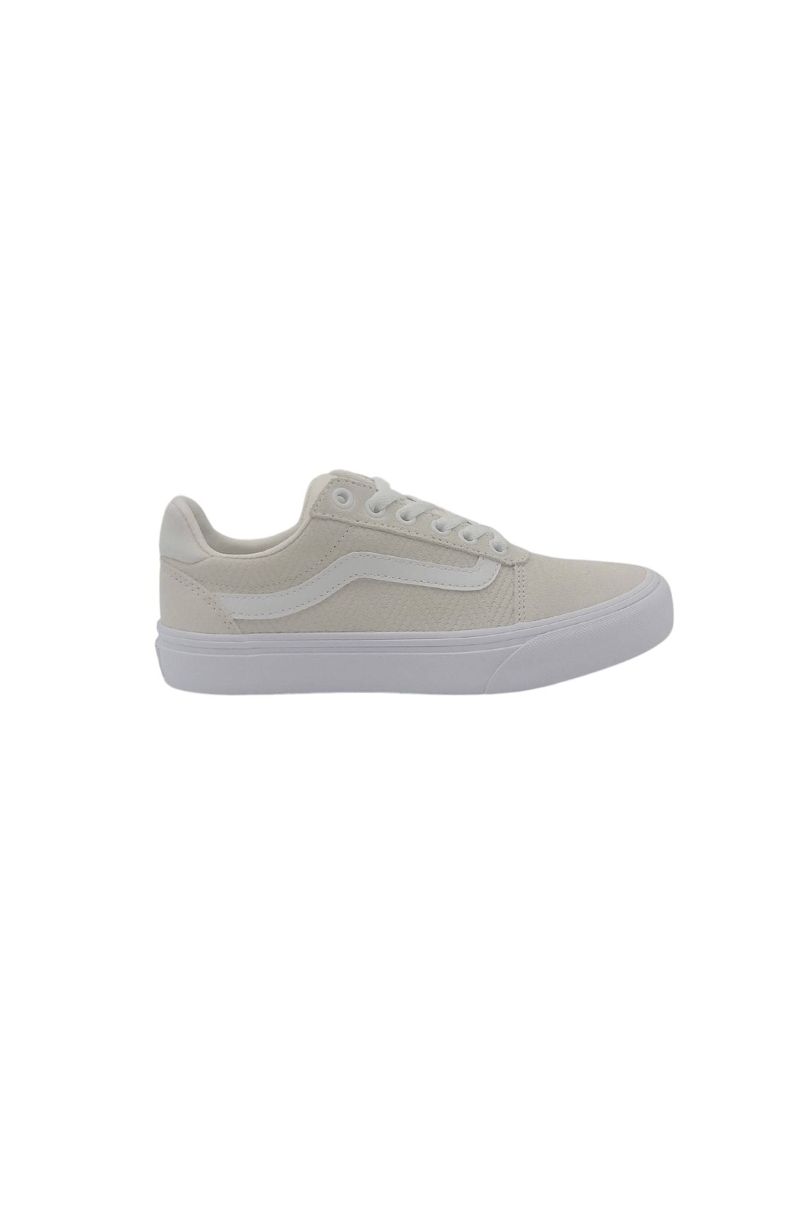 Vans Womens Ward Deluxe Marshmallow Sneaker Marshmallow front view