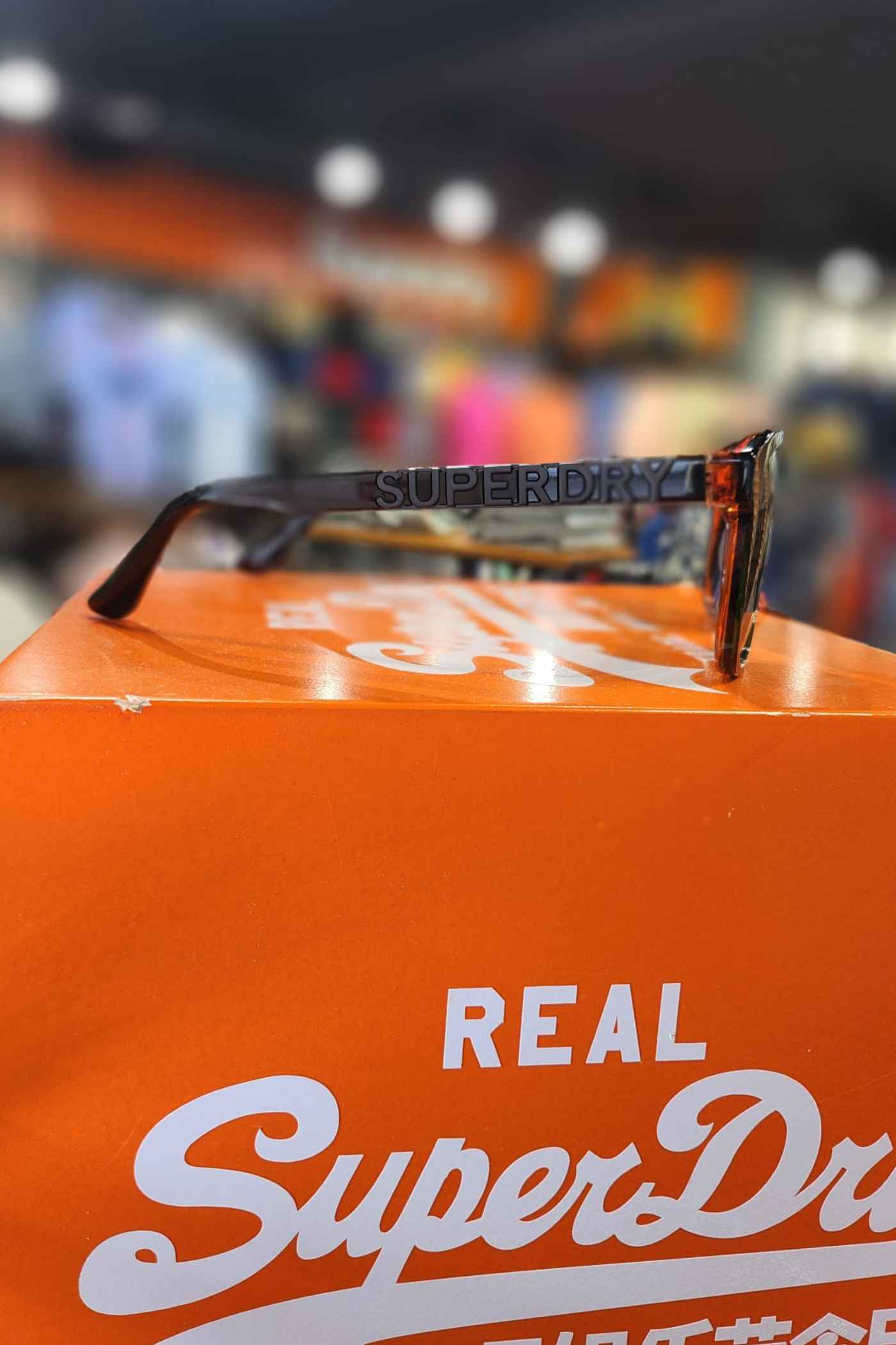 SUPERDRY SDR Traveller Sunglasses-Dark Green / Smoke Dark Green / Smoke back view