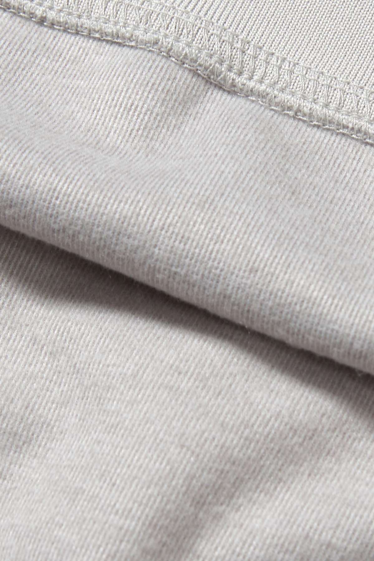 6TH SENSE Quinn Silver 1/4 Zip Silver flat front view