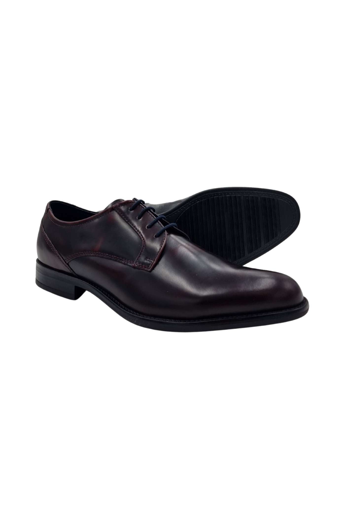 Men's Dasher Burgundy Shoe-Sole View