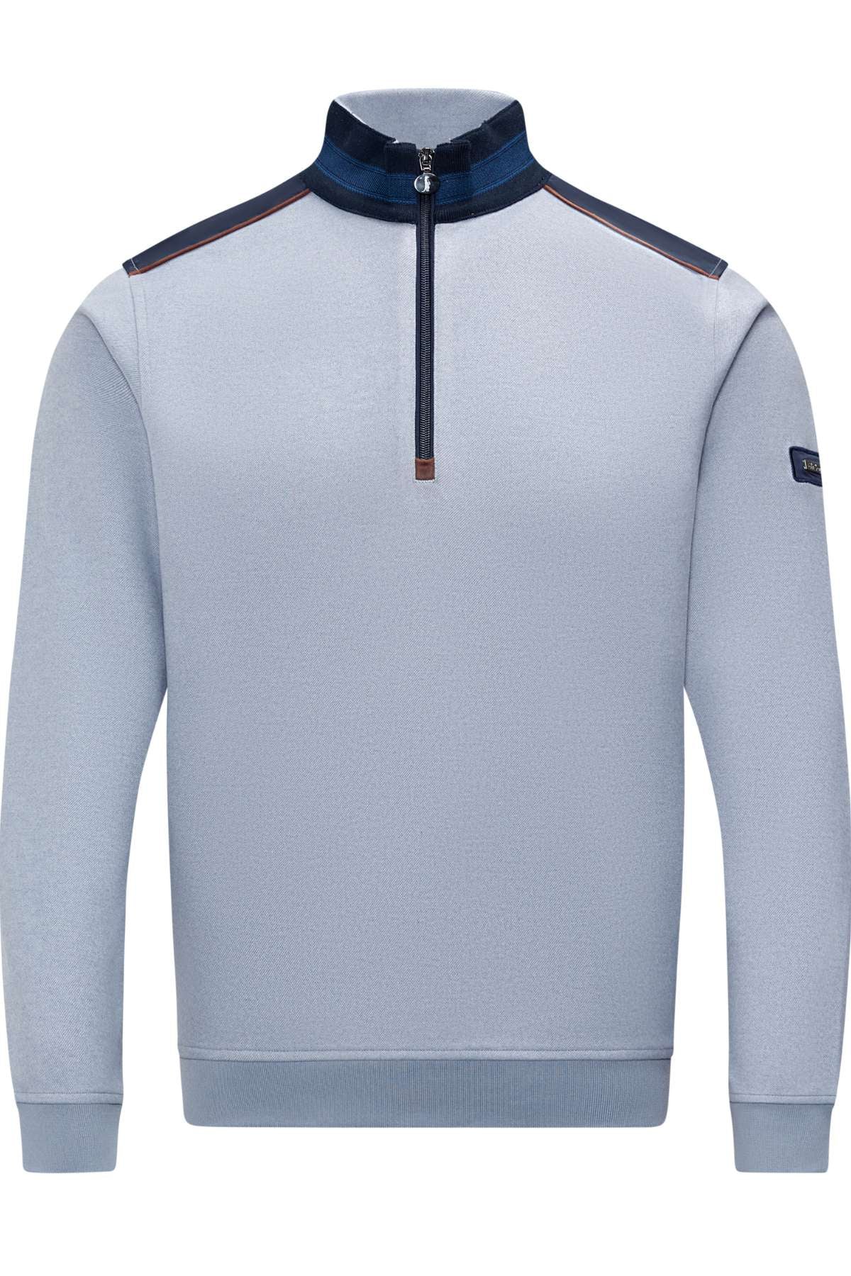 Men's Quinn Granite 1/4 Zip-Front View