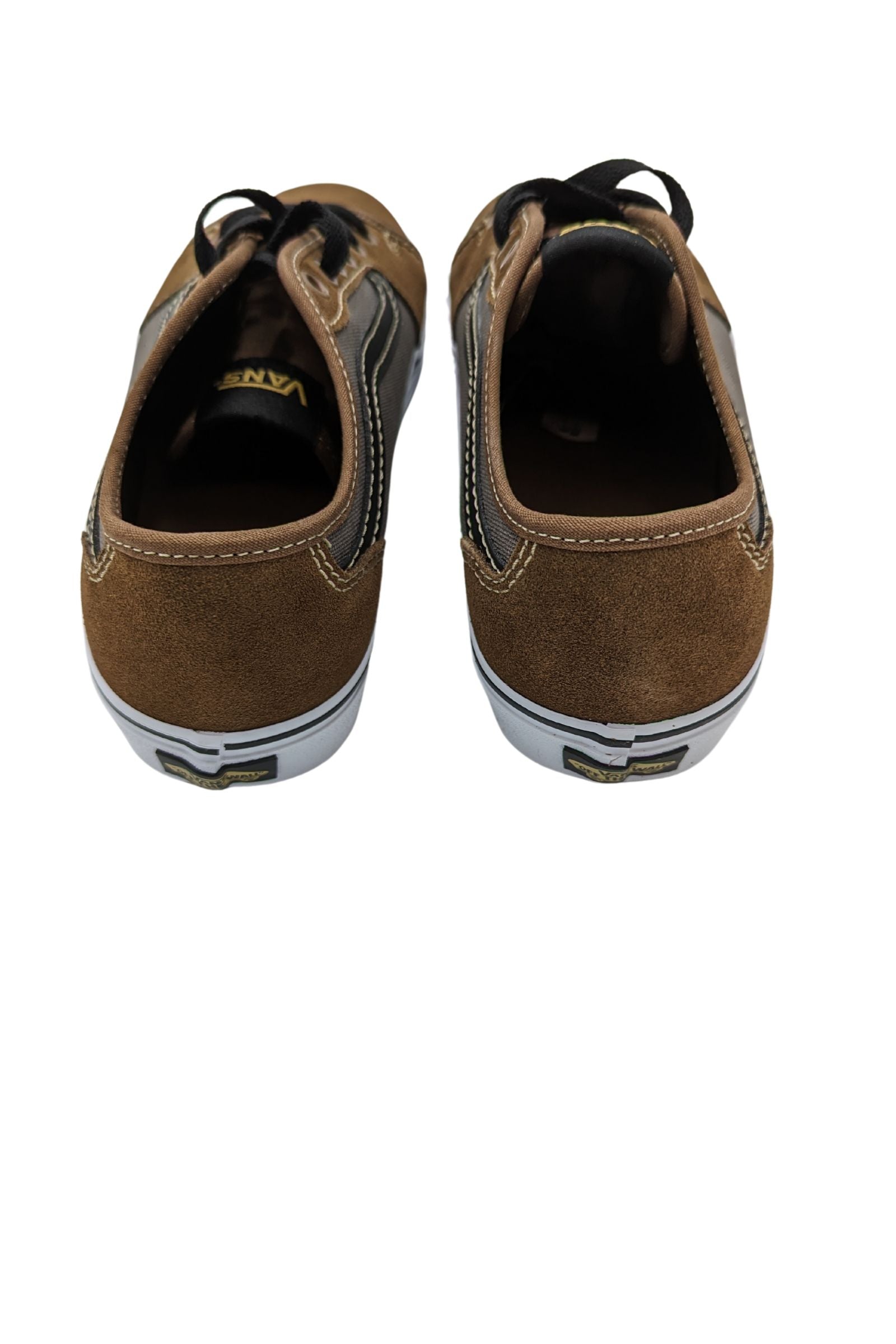 VANS Filmore Decon Brown/White Sneaker Brown/White back view