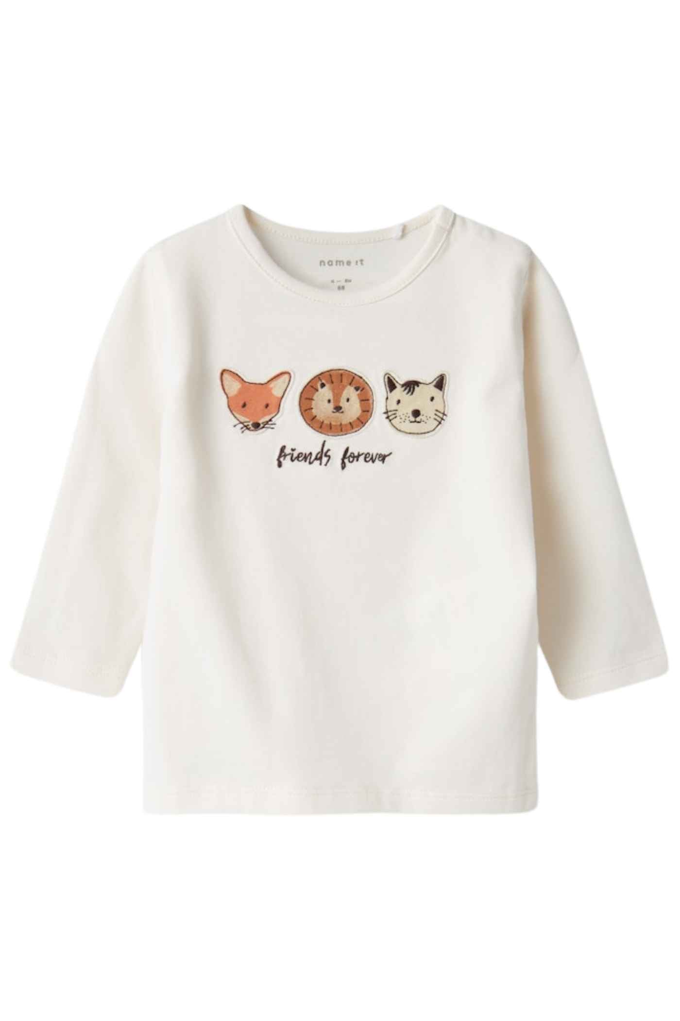 NAME IT Orkan Long Sleeve Top-Jet Stream Jet Stream front view