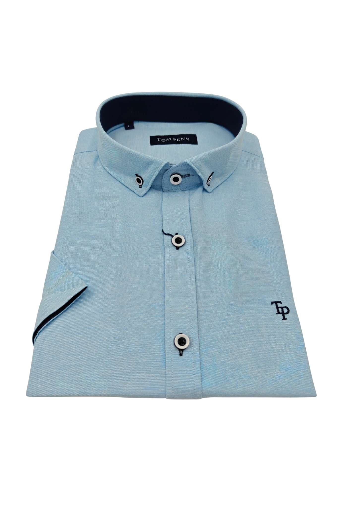 tom penn SS Oxford Ocean Shirt Ocean view 11