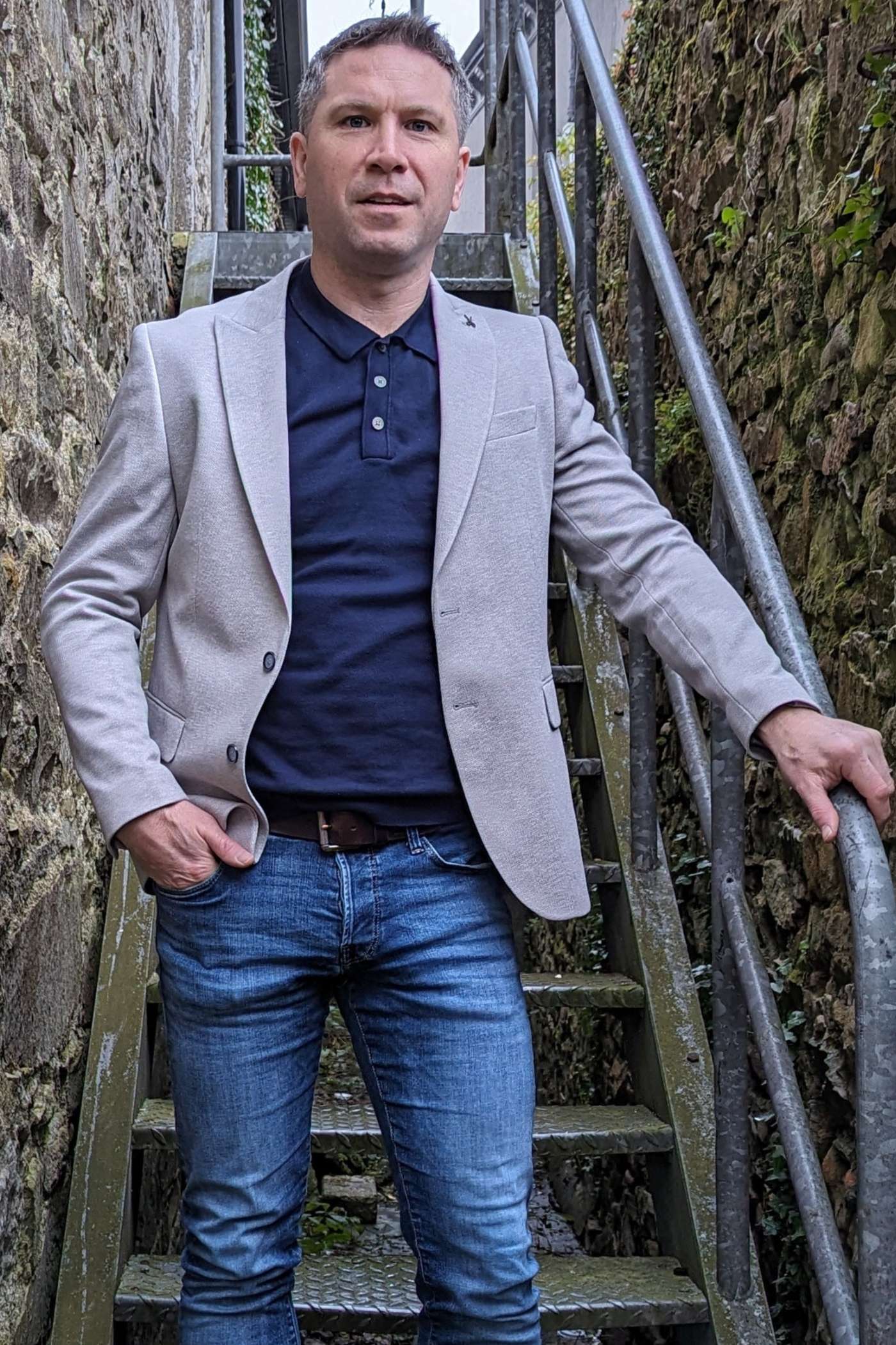 Light Grey Tom Penn Blazer-Closer Version