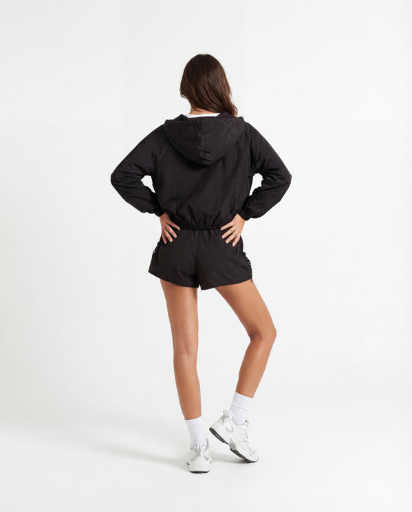 Tally Weijl Black Loose Fit Zip Up Jacket Black detail view