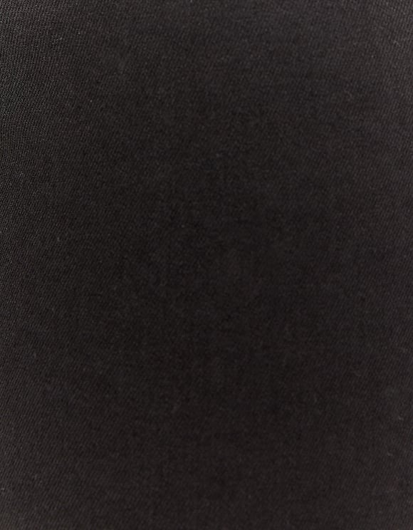 Ladies Mid-Rise Skinny Push Up Jeans-Close Up View