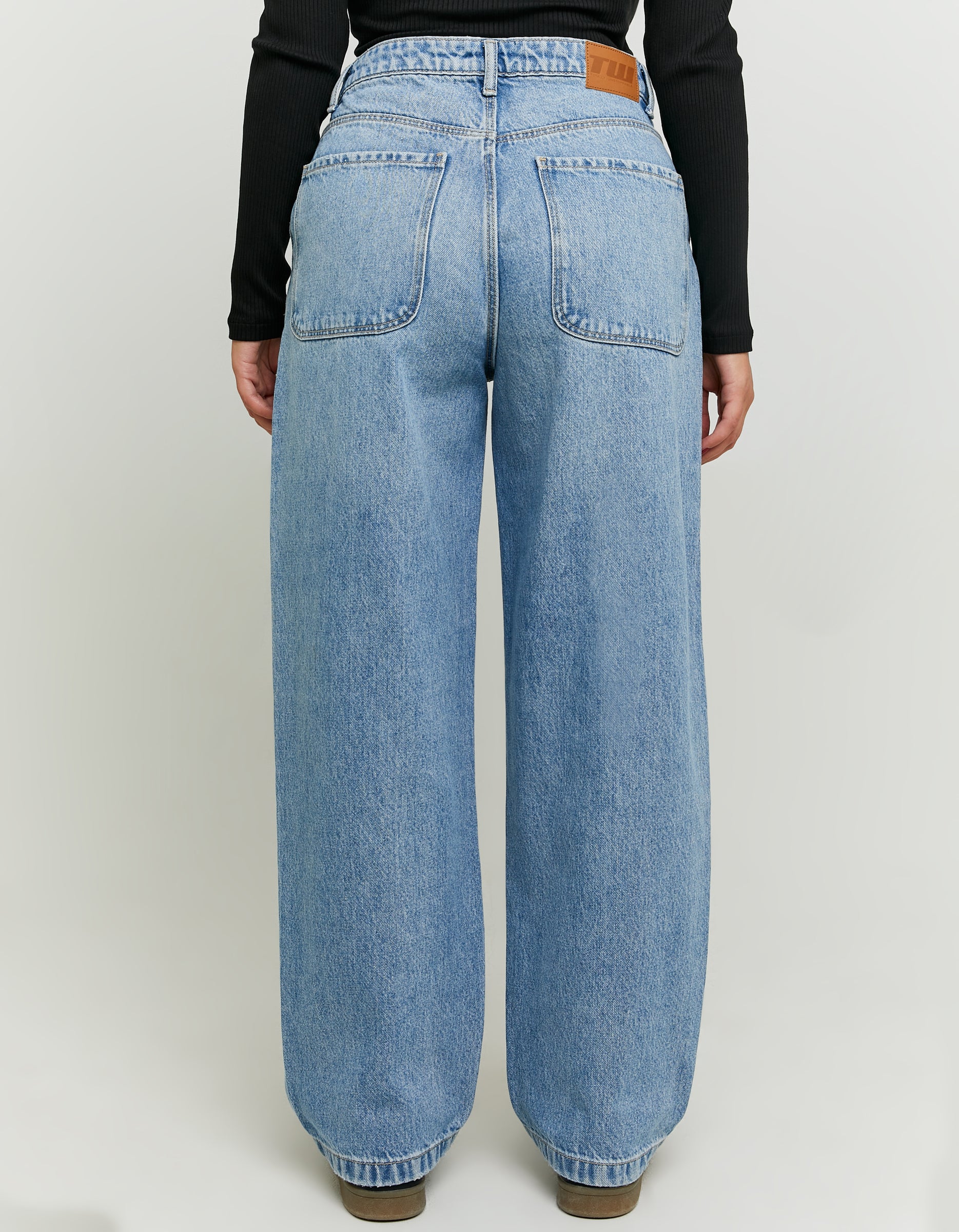 Tally Weijl Blue Balloon Jeans Blue back view