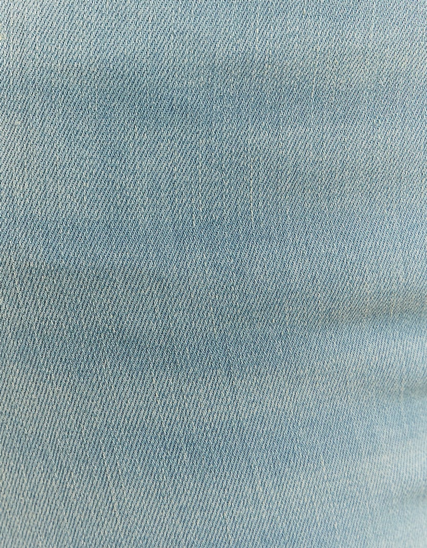 Tally Weijl Skinny High Waist Blue Jeans Blue flat front view